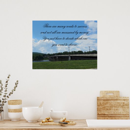 Weg zum Erfolgspender Poster (Küche)