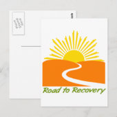 Weg zum Erholung Geber Postkarte (Vorne/Hinten)