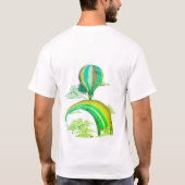 "Weg zum Erreichen: Träume verwirklichen" T-Shirt (Rückseite)