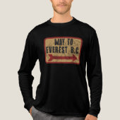 Weg zum Everest-Basislager Tri-Blend Shirt (Vorderseite)