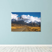 Weg zum Fitzroy, Patagonia Leinwanddruck (Insitu (Holzboden))