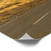 Weg zum Fitzroy, Patagonia Poster (Ecke)