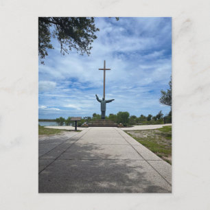 Weg zum großen Kreuz Postkarte