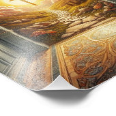 Weg zum Himmel Fotodruck (Ecke)