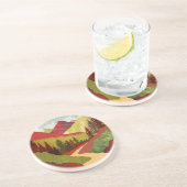 Weg zum Himmel Getränkeuntersetzer (Seite)