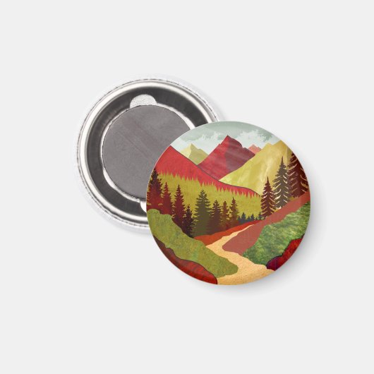 Weg zum Himmel Magnet (Vorderseite/Rückseite)