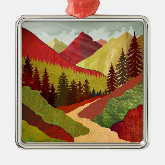 Weg zum Himmel Ornament Aus Metall (Vorne)