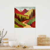 Weg zum Himmel Poster (Küche)
