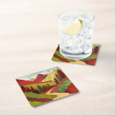 Weg zum Himmel Rechteckiger Pappuntersetzer (Vor Ort)