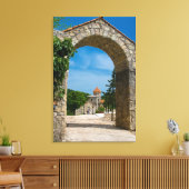 Weg zum Kloster Motsameta Leinwanddruck (Insitu (Wohnzimmer))