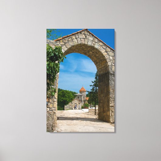 Weg zum Kloster Motsameta Leinwanddruck (Vorderseite)
