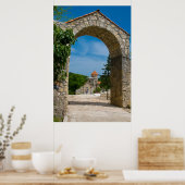 Weg zum Kloster Motsameta Poster (Küche)