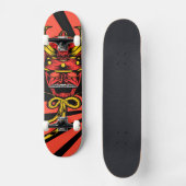 Weg zum Kriegerskateboard Skateboard (Vorderseite)