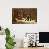 Weg zum Lager - Eastman Johnson Fine Art Poster (Heimbüro)