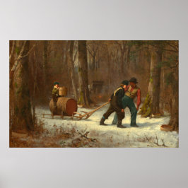 Weg zum Lager - Eastman Johnson Fine Art Poster