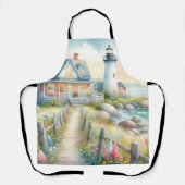 Weg zum Leuchtturm-Küstenhaus Schürze (Vorderseite)