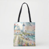 Weg zum Leuchtturm-Küstenhaus Tasche (Vorderseite)