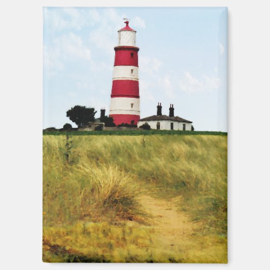 Weg zum Leuchtturm Magnet (Vorderseite)