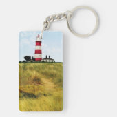 Weg zum Leuchtturm Schlüsselanhänger (Rückseite)