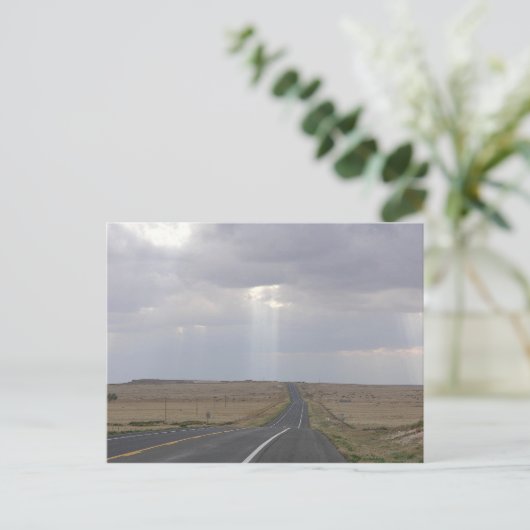 Weg zum Licht Postkarte (Stehend Vorderseite)