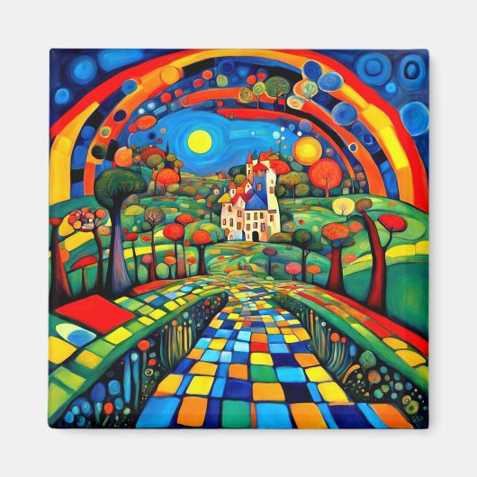 Weg zum Märchenschloss Magnet (Vorne)