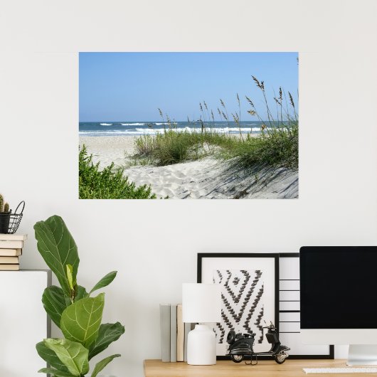 Weg zum Meer Poster (Heimbüro)