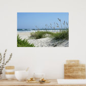 Weg zum Meer Poster (Küche)