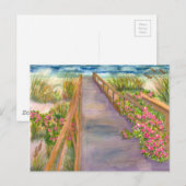 Weg zum Meer Postkarte (Vorne/Hinten)