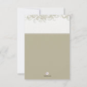 Weg zum Morgen-Trauerfall danken Ihnen zu Dankeskarte (Rückseite)