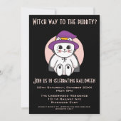 WEG ZUM PARTY HALLOWEEN-PARTY EINLADUNG (Vorderseite)