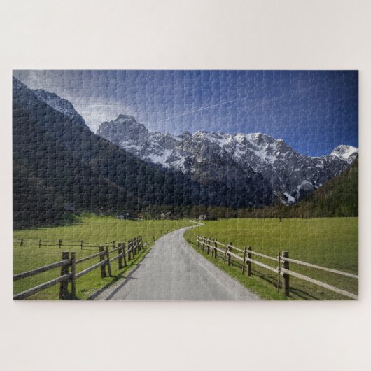 Weg zum Peace Logar Valley, Slowenien Puzzle (Horizontal)