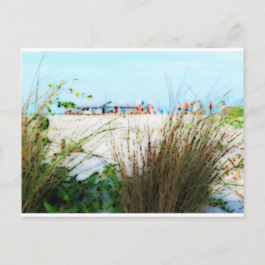 Weg zum Pier Postkarte (Vorderseite)