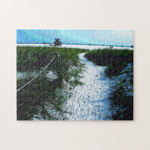 Weg zum Siesta Keys Beach Coast Puzzle