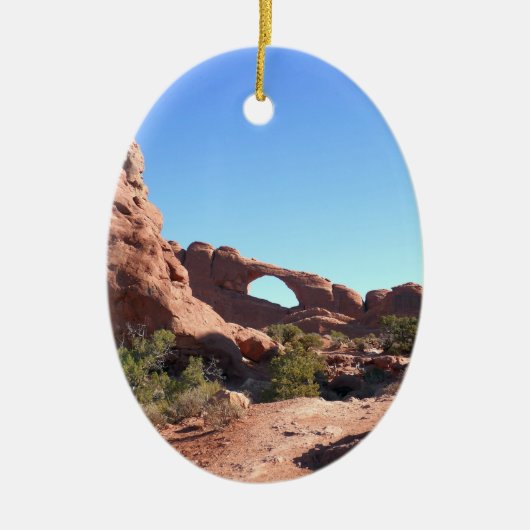 Weg zum Skyline Arch Keramik Ornament (Vorne)