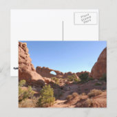 Weg zum Skyline Arch Postkarte (Vorne/Hinten)