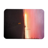 Weg zum Sonnenuntergang Magnet (Horizontal)