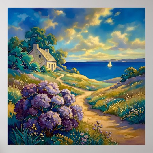 Weg zum stillen See Poster (Vorne)