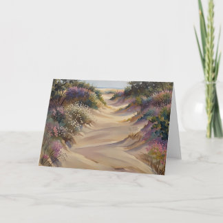 Weg zum Strand Karte