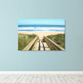 Weg zum Strand Leinwanddruck (Insitu (Holzboden))