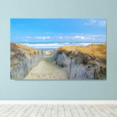 Weg zum Strand Leinwanddruck (Insitu (Holzboden))