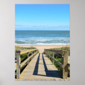 Weg zum Strand Poster (Vorne)