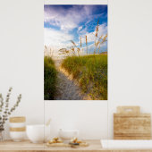 Weg zum Strand Poster (Küche)