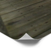 Weg zum Strand Poster (Ecke)