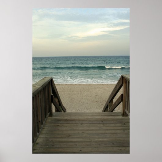 Weg zum Strand Poster (Vorne)