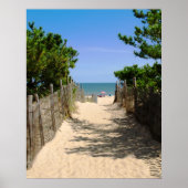 Weg zum Strand Poster (Vorne)