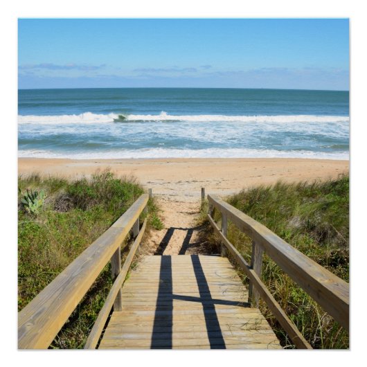 Weg zum Strand Poster (Vorderseite)