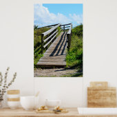 Weg zum Strand Poster (Küche)