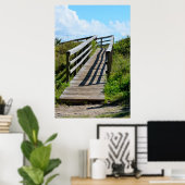 Weg zum Strand Poster (Heimbüro)