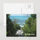 Weg zum Strand Postkarte (Vorne/Hinten)