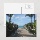 Weg zum Strand Postkarte (Vorne/Hinten)